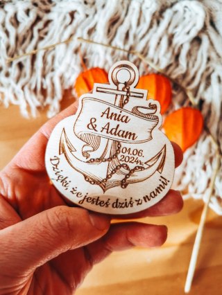 Magnes KOTWICA - podziękowanie KOTWICA wzór 01