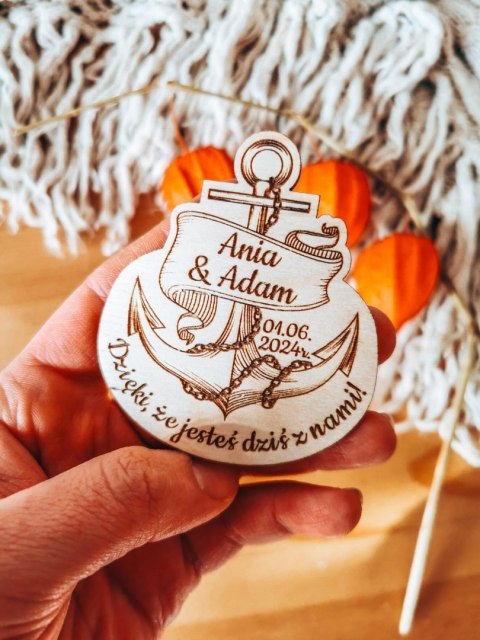 Magnes KOTWICA - podziękowanie KOTWICA wzór 01