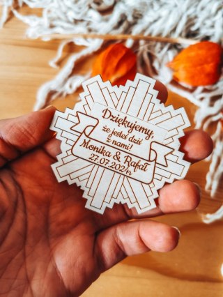 Magnes KSZTAŁT - podziękowanie ODZNAKA - - - (policyjna policjant policjantka)