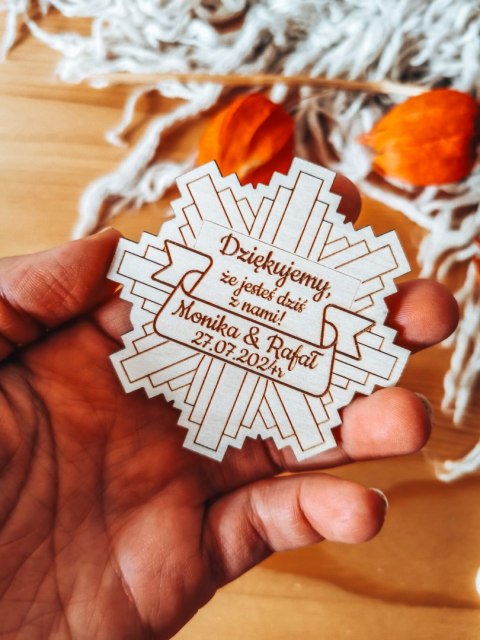 Magnes KSZTAŁT - podziękowanie ODZNAKA - - - (policyjna policjant policjantka)