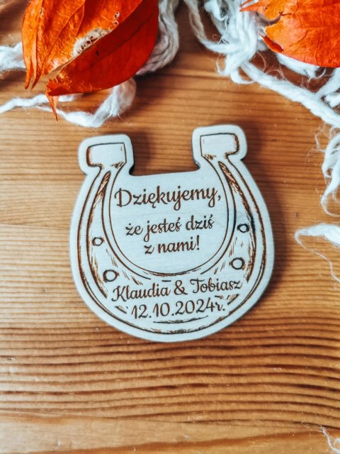 Magnes KSZTAŁT - podziękowanie PODKOWA - - - (na szczęście)