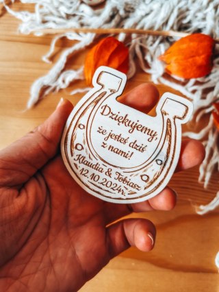 Magnes KSZTAŁT - podziękowanie PODKOWA - - - (na szczęście)