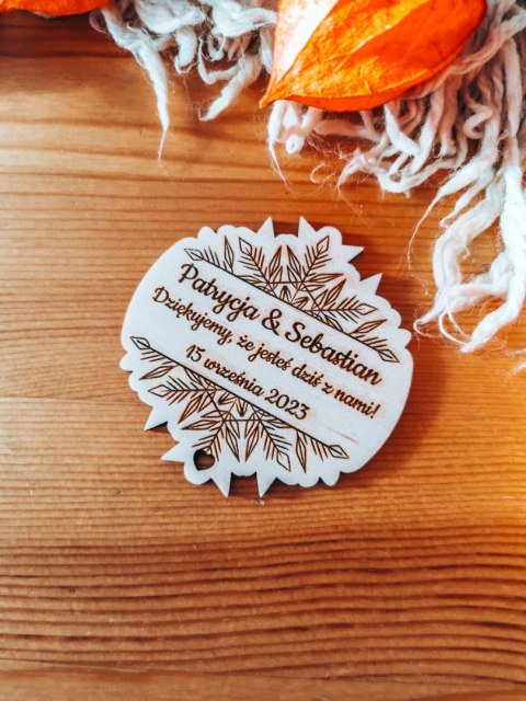 Magnes OBRYS - podziękowanie ŚNIEŻYNKA 01 - - - (zima)