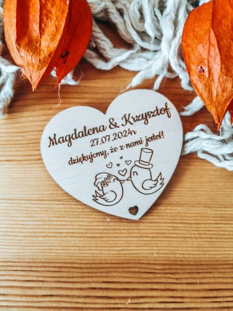 Magnes SERCE - podziękowanie GOŁĄBKI