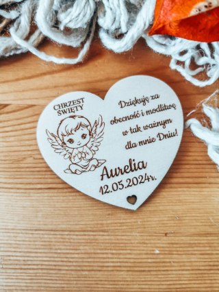 Magnes serce - ANIOŁEK 01 - - - (podziękowanie, Chrzest Święty, podziękowania, anioł)