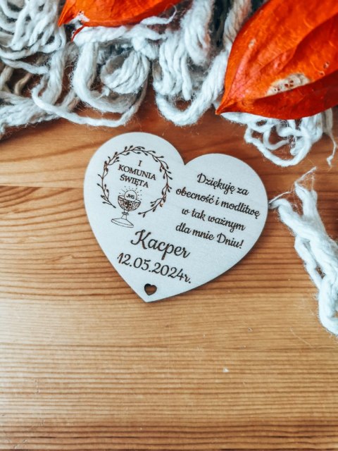 Magnes serce - KIELICH 01 - - - (podziękowanie, I Pierwsza Komunia Święta, podziękowania, IHS)