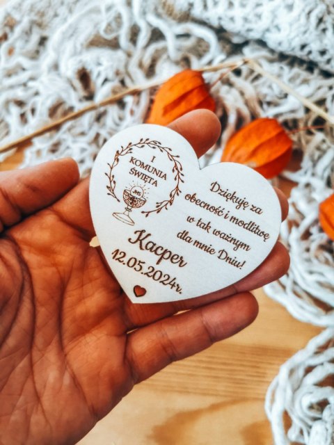 Magnes serce - KIELICH 01 - - - (podziękowanie, I Pierwsza Komunia Święta, podziękowania, IHS)