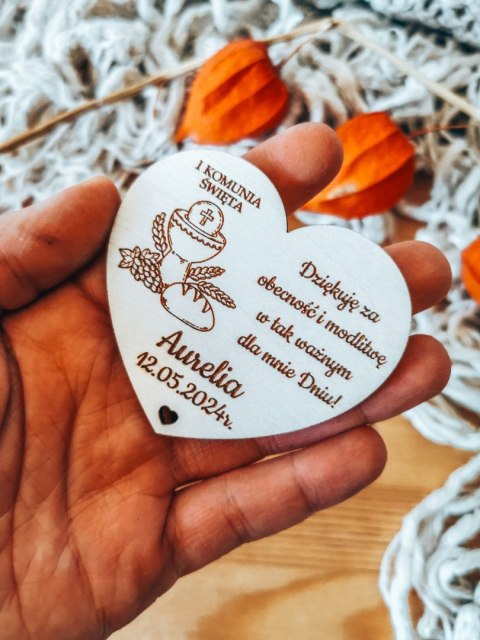 Magnes serce - KIELICH 02 - - - (podziękowanie, I Pierwsza Komunia Święta, podziękowania, IHS)