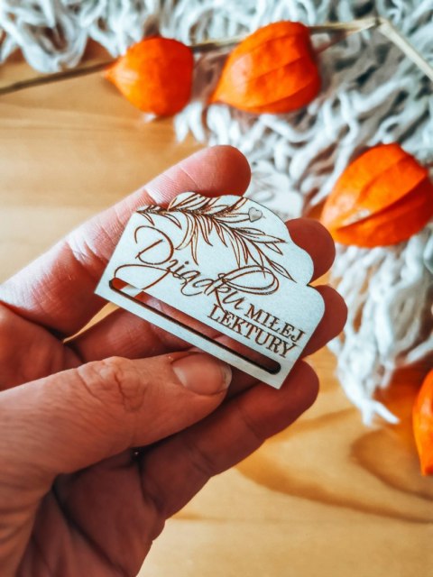 Miłej lektury Dziadku - zakładka ozdobna 5x3,5cm (3szt) - - - (baza do zakładki do książki, Dzień Babci Dziadka Dziadków)