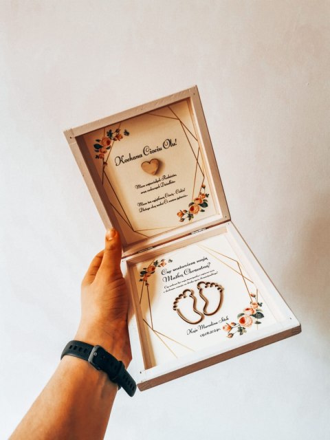 PYTANIE do Rodziców Chrzestnych - PUDEŁKO aniołek - - - (dla Matki Chrzestnej, Ojca Chrzestnego)