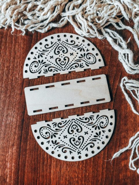 SERWETNIK baza - AŻUROWY 01 (1szt) (14,5cm) - - - do ozdabiania