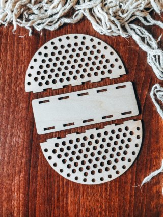 SERWETNIK baza - przeplatanka (1szt) (14,5cm) - - - do ozdabiania