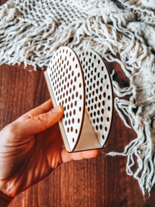 SERWETNIK baza - przeplatanka (1szt) (14,5cm) - - - do ozdabiania