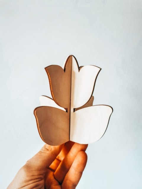 TULIPAN - figurka 3d (1szt) (10cm) - do ozdabiania
