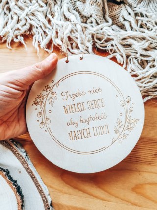 Tabliczka WIANEK 01 dla nauczyciela (1szt) - dedykacja --- (prezent upominek dla wychowawcy na zakończenie roku dzień nauczyciel