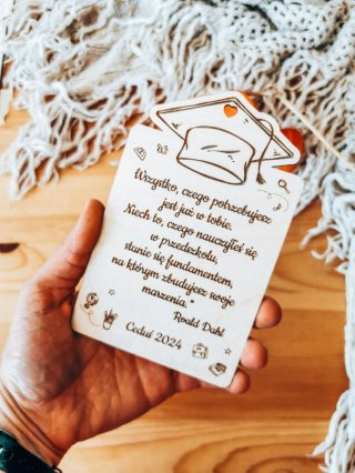 Zakładka /Zawieszka (1szt) BIRET - - - upominek na koniec roku, prezent