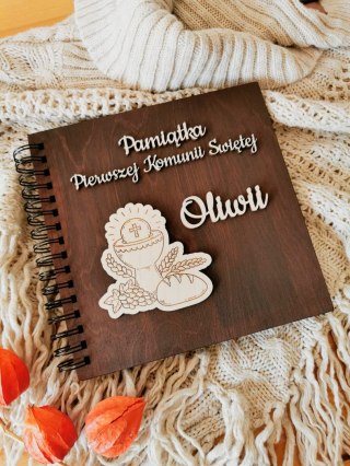 Album - Pamiątka Pierwszej Komunii - Kielich 01 - - - (na zdjęcia, księga gości na Komunię)