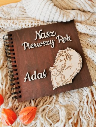 Album - Pierwszy Rok - LEW - - - (na zdjęcia, księga gości Roczek Urodziny)