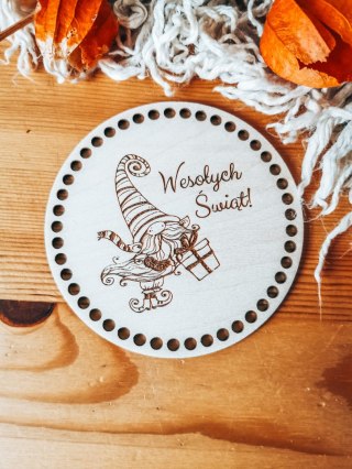 Baza do KOSZYKA (1szt) - SKRZAT 01 - Boże Narodzenie - - - (baza do podstawki, podstawka, koszyk, taca)