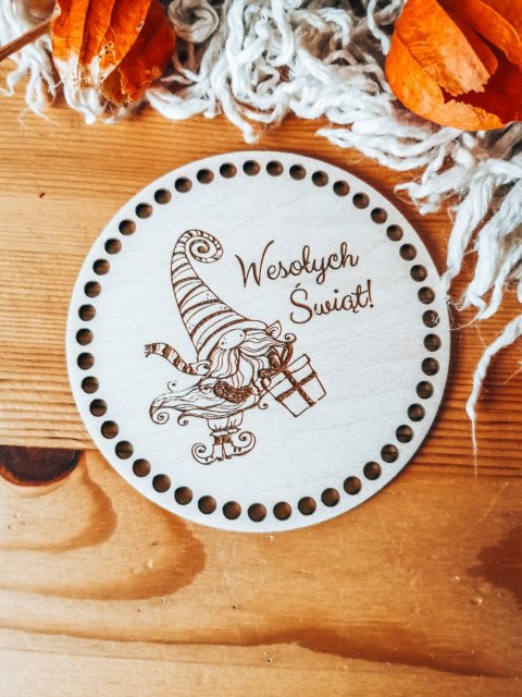 Baza do KOSZYKA (1szt) - SKRZAT 01 - Boże Narodzenie - - - (baza do podstawki, podstawka, koszyk, taca)