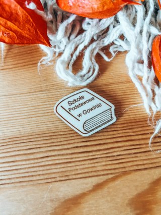 Książka SZKOŁA (Dowolny tekst) - (1szt) KSIĄŻKA 3/4/5cm - - - (dziennik, zawieszka)