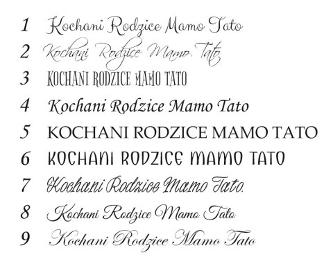 Podziękowanie dla Rodziców, Taty, Mamy (1szt) - 3d GAŁĄZKI 01 - - - (podziękowania ślubne)