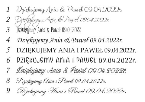 Pudełko na koperty - Strzałki