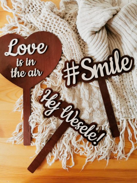 Tabliczka 3d FOTOBUDKA - Hej Wesele!