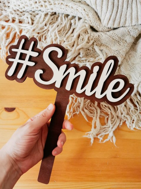 Tabliczka 3d FOTOBUDKA - Smile