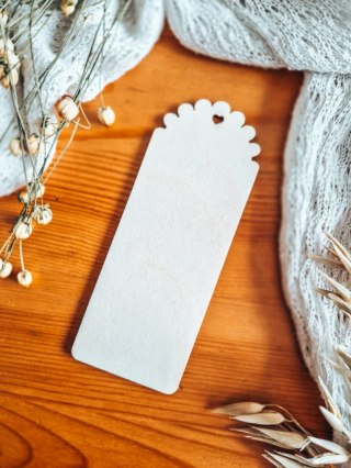 ZAKŁADKA (1szt) - czysta KSZTAŁT 01 - - - (do ozdabiania, czysta)