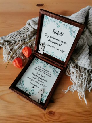 Zaproszenie Pytanie do ŚWIADKÓW (1szt) - 3d GAŁĄZKI 02 - - - (zaproszenia)